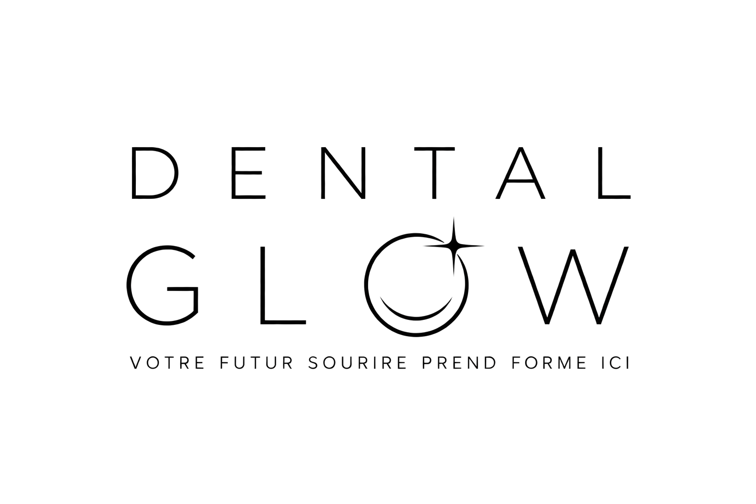 logo dental glow